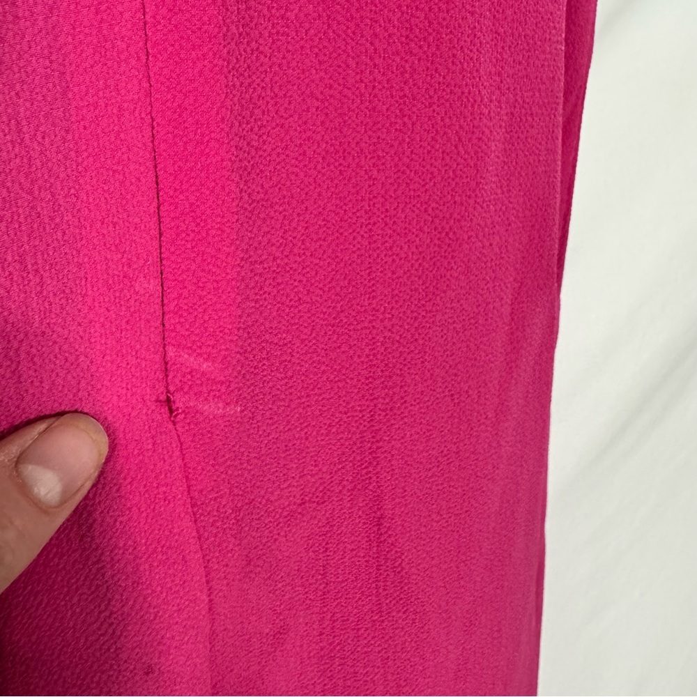 Kensie Snake Chain Pink Asymmetrical Party Dress - Picture 15 of 16